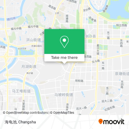 海龟池 map
