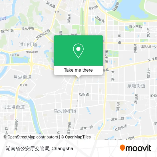 湖南省公安厅交管局 map