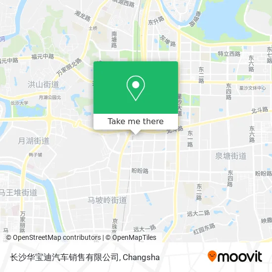 长沙华宝迪汽车销售有限公司 map
