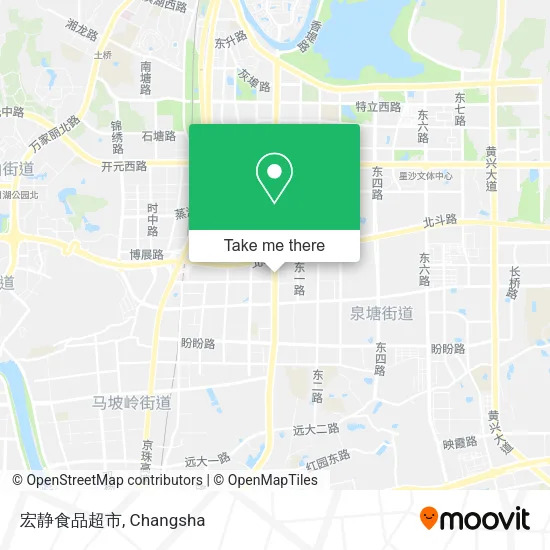 宏静食品超市 map