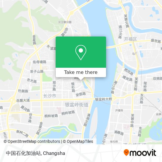 中国石化加油站 map