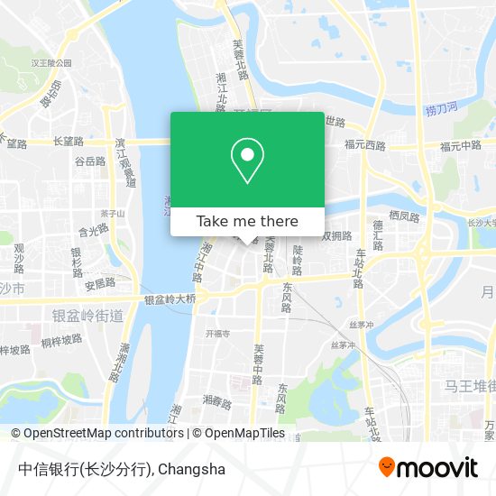 中信银行(长沙分行) map