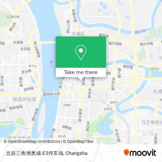 北辰三角洲奥城-E3停车场 map