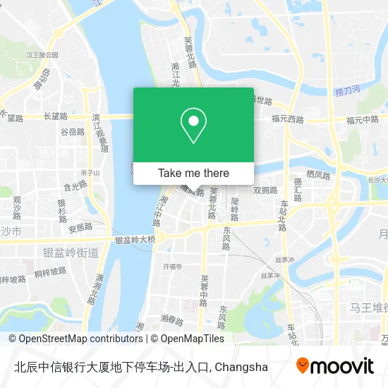 北辰中信银行大厦地下停车场-出入口 map