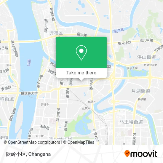 陡岭小区 map