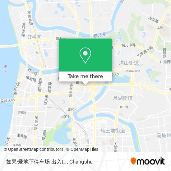 如果·爱地下停车场-出入口 map