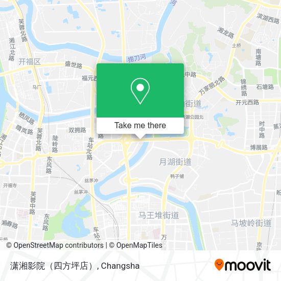 潇湘影院（四方坪店） map