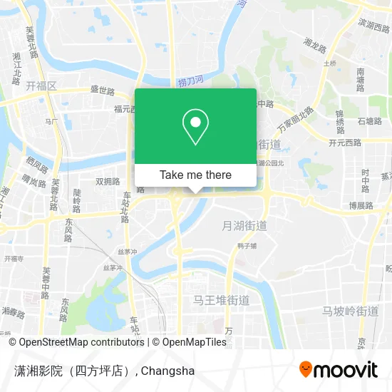 潇湘影院（四方坪店） map