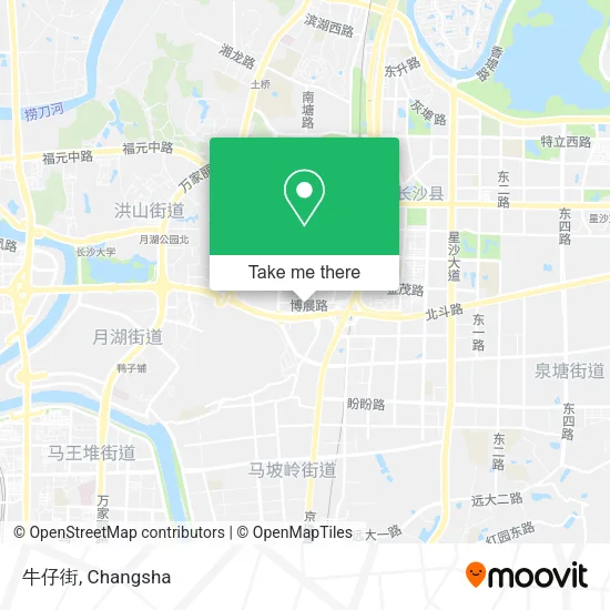 牛仔街 map