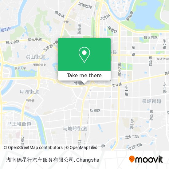 湖南德星行汽车服务有限公司 map