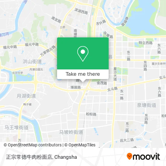正宗常德牛肉粉面店 map