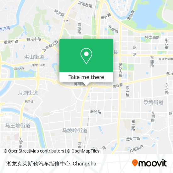 湘龙克莱斯勒汽车维修中心 map