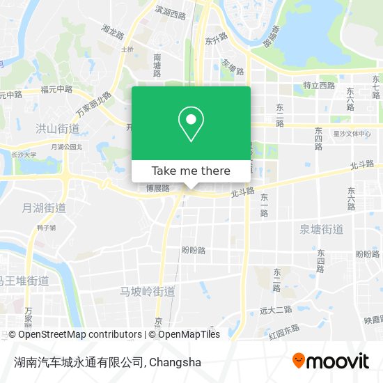 湖南汽车城永通有限公司 map