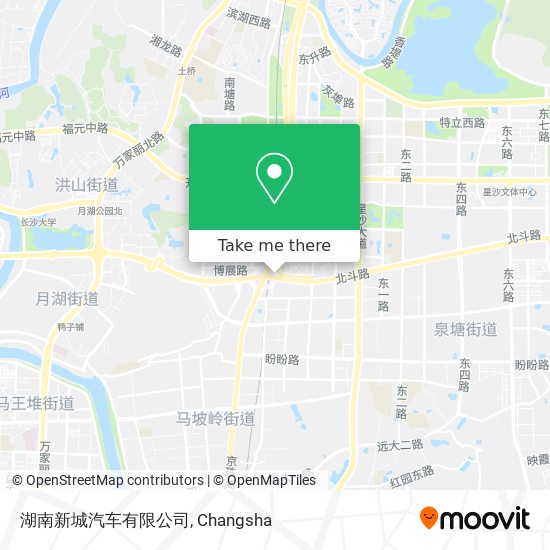 湖南新城汽车有限公司 map