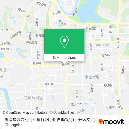 湖南星沙农村商业银行24小时自助银行(经开区支行) map