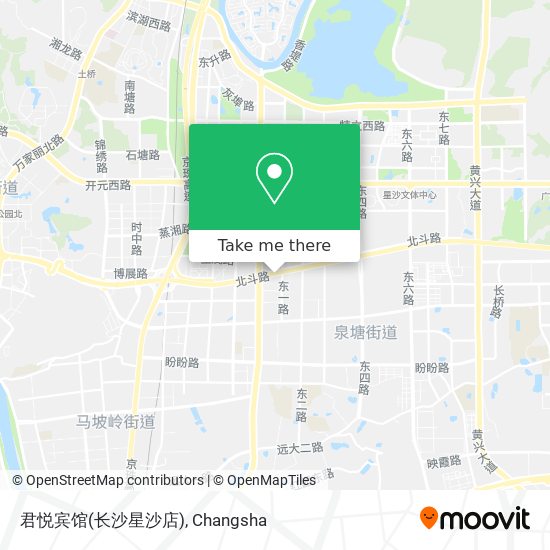 君悦宾馆(长沙星沙店) map