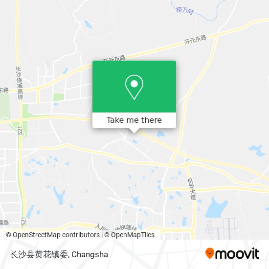 长沙县黄花镇委 map