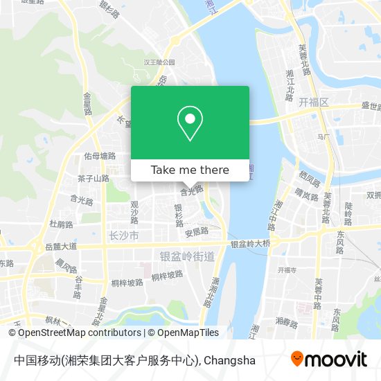 中国移动(湘荣集团大客户服务中心) map