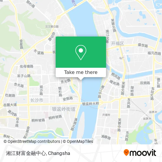 湘江财富金融中心 map