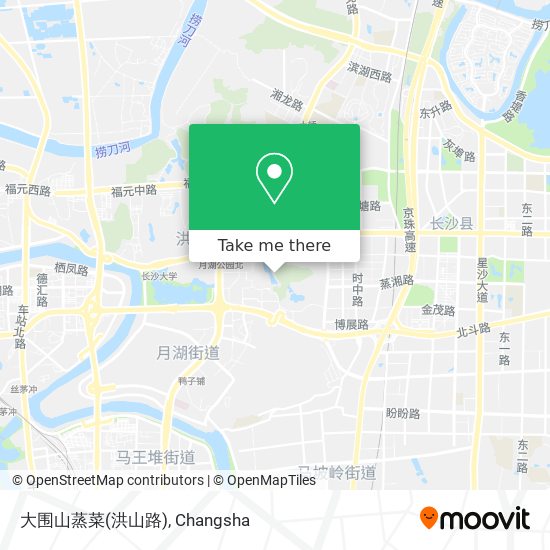 大围山蒸菜(洪山路) map