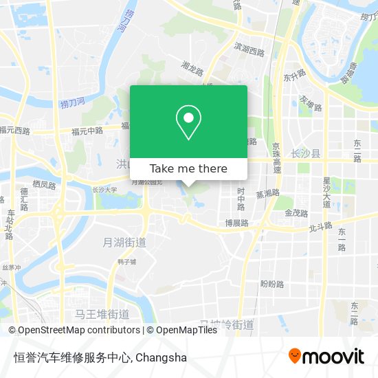 恒誉汽车维修服务中心 map