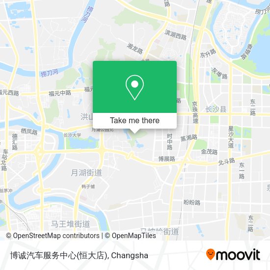 博诚汽车服务中心(恒大店) map