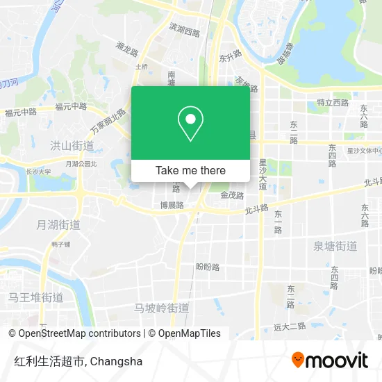 红利生活超市 map