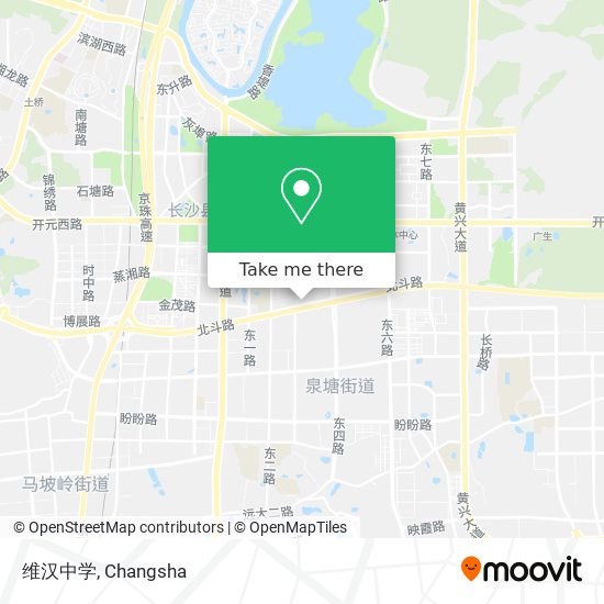 维汉中学 map