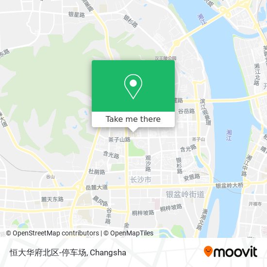 恒大华府北区-停车场 map