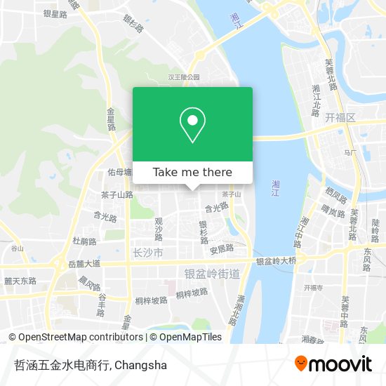 哲涵五金水电商行 map
