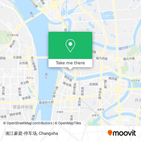 湘江豪庭-停车场 map