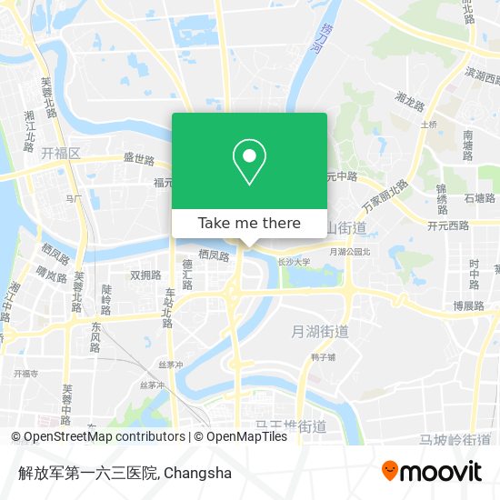 解放军第一六三医院 map