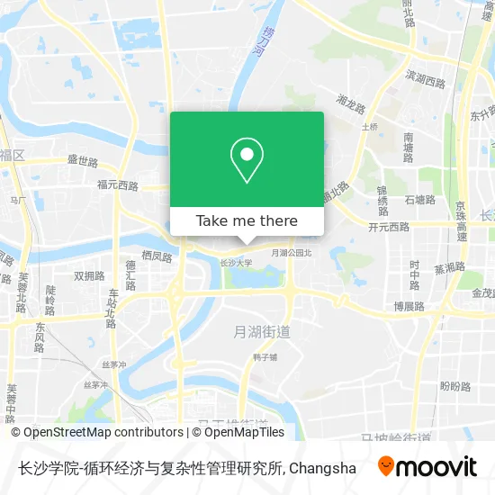 长沙学院-循环经济与复杂性管理研究所 map