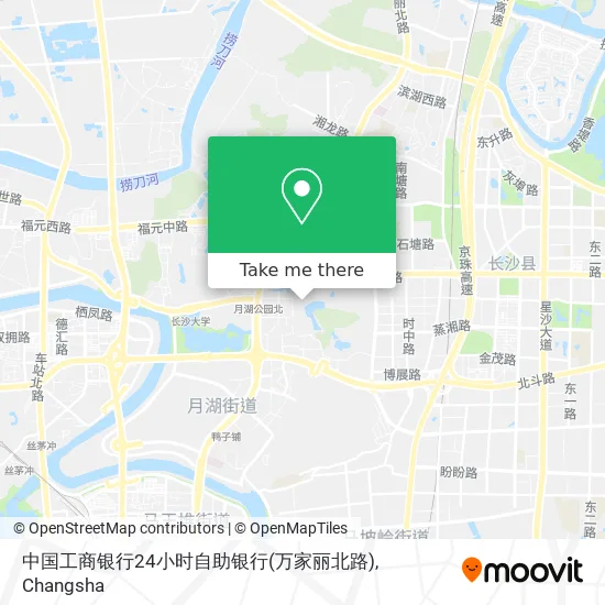 中国工商银行24小时自助银行(万家丽北路) map