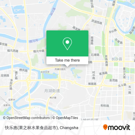 快乐惠(果之林水果食品超市) map