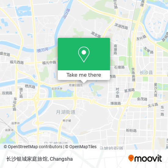 长沙银城家庭旅馆 map