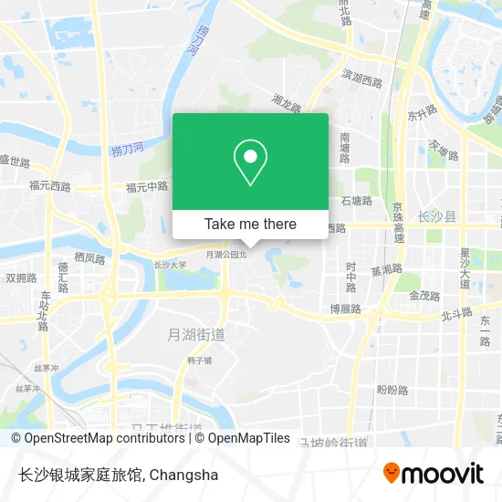 长沙银城家庭旅馆 map