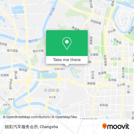 靓彩汽车服务会所 map