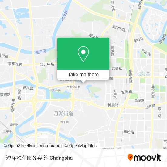 鸿洋汽车服务会所 map
