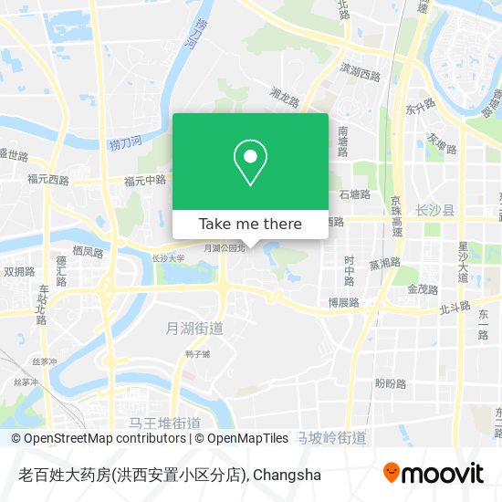老百姓大药房(洪西安置小区分店) map