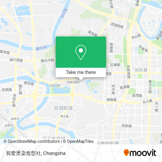 剪爱烫染造型社 map
