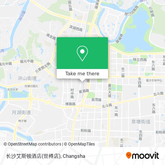 长沙艾斯顿酒店(世樽店) map