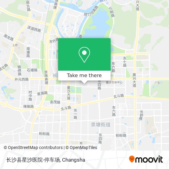 长沙县星沙医院-停车场 map