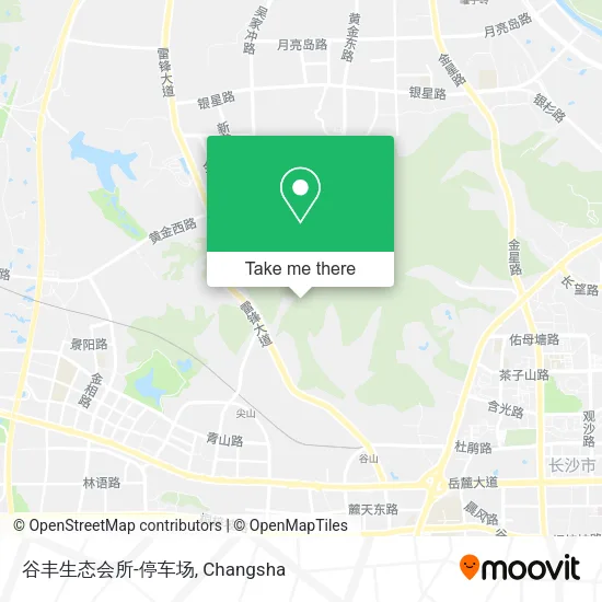 谷丰生态会所-停车场 map