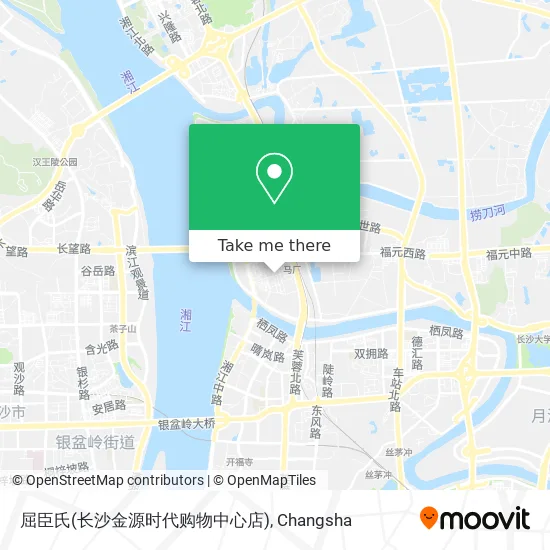 屈臣氏(长沙金源时代购物中心店) map