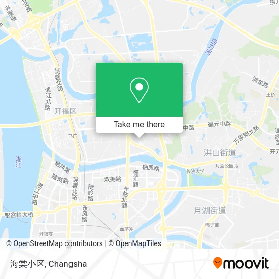 海棠小区 map
