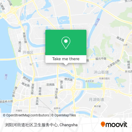 浏阳河街道社区卫生服务中心 map
