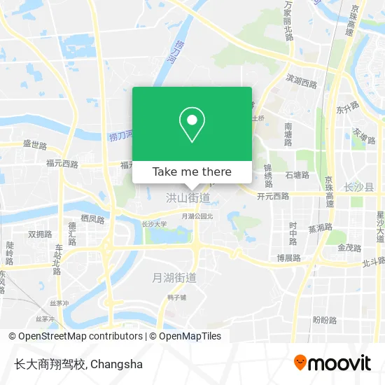 长大商翔驾校 map