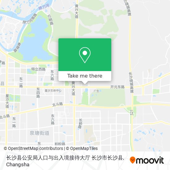 长沙县公安局人口与出入境接待大厅 长沙市长沙县 map