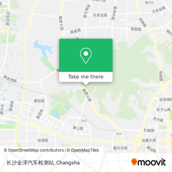 长沙金泽汽车检测站 map